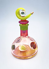 Opal Dew Drop by Chris Pantos (Art Glass Perfume Bottle)