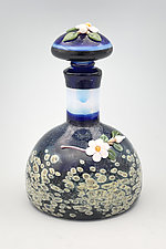 Mottled Dome Perfume by Chris Pantos (Art Glass Perfume Bottle)