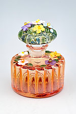 So Many Flowers by Chris Pantos (Art Glass Perfume Bottle)