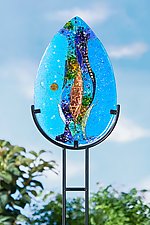Garden Spear by Karen Ehart (Art Glass Sculpture)