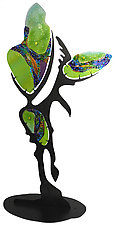 Tall Formation by Karen Ehart (Art Glass Sculpture)