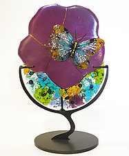 Butterfly by Karen Ehart (Art Glass Sculpture)