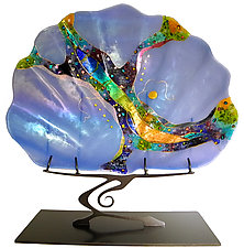 Giant Shell Sculpture by Karen Ehart (Art Glass Sculpture)