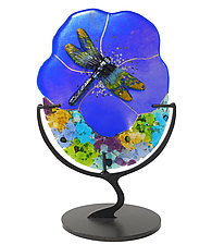 Dragonfly by Karen Ehart (Art Glass Sculpture)
