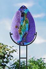 Garden Spear by Karen Ehart (Art Glass Sculpture)