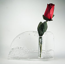 Bud Vase by Joel and Candace Bless (Art Glass Vase)