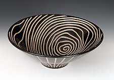 Wedge Bowl by Larry Halvorsen (Ceramic Bowl)