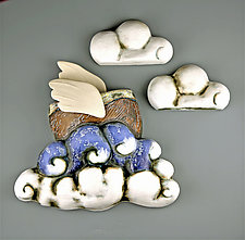 Dare to Dream by Cathy Broski (Ceramic Wall Sculpture)