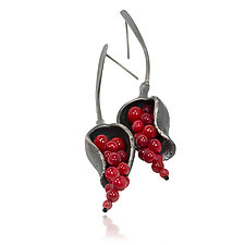 Fruit of the Conversation Earrings by Aleksandra Vali (Silver & Stone Earrings)