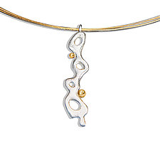 Recollection III Necklace by Aleksandra Vali (Gold & Silver Necklace)