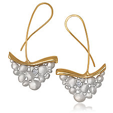 Dancing Light Earrings by Aleksandra Vali (Gold, Silver & Stone Earrings)