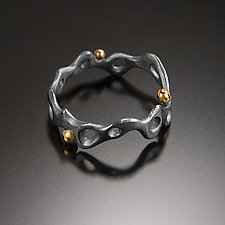 III Recollection Ring by Aleksandra Vali (Gold & Silver Ring)
