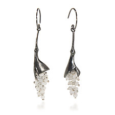 Blossom Whisper Earrings by Aleksandra Vali (Silver & Stone Earrings)