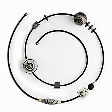 Whimsical Necklace by Victoria Varga (Multi Media Necklace)