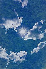 Sunshine Blue Sky by Jed Share (Color Photograph)