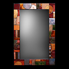 Art Deco Metallic Mirror by Kim Eubank (Metal Mirror)