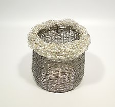 Ring Basket 1 by Sally Prangley (Metal Basket)