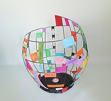 Acrobat Basket by Sally Prangley (Steel & Paper Basket)