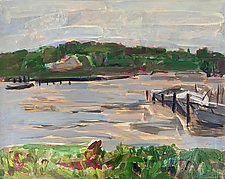 Essex Harbor II by Leonard Moskowitz (Acrylic Painting)
