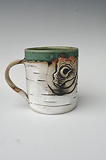 Jumbo Birch Motif Mugs by Lenore Lampi (Ceramic Mug)