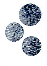 Fresh Water Orbs by Lenore Lampi (Ceramic Wall Sculpture)