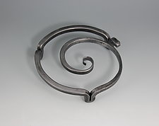 Forged Steel Trivet 2 by Rob Caperell (Metal Serving Piece)