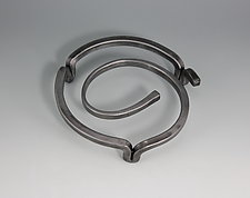Forged Steel Trivet 3 by Rob Caperell (Metal Serving Piece)