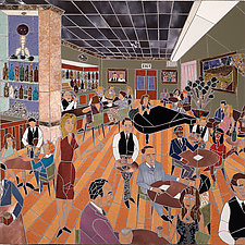 Bar Scene II by Jonathan I. Mandell (Giclee Print)