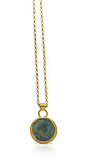 Ancient Roman Constantine the Great Coin Necklace by Nancy Troske (Gold Necklace)