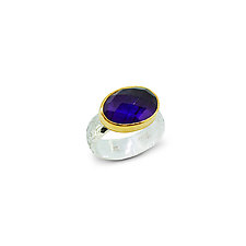 Twilight Ring by Nancy Troske (Gold, Silver & Stone Ring)