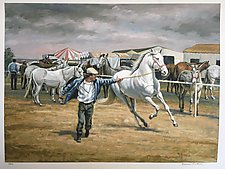 Horse Sale II by Werner Rentsch (Giclee Print)