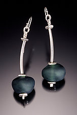 Silver & Baroque Bead Earrings by Eloise Cotton (Glass Bead Earrings)