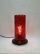Ruby Lamp by Dierk Van Keppel (Art Glass Table Lamp)