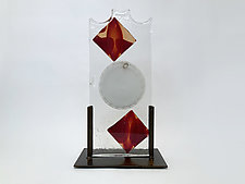 Triplet Float Casting by Dierk Van Keppel (Art Glass Sculpture)