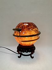 Cosmic Table Lamp 03 by Dierk Van Keppel (Art Glass Table Lamp)