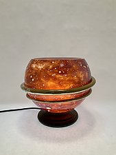 Cosmic Globe Lamp 01 by Dierk Van Keppel (Art Glass Table Lamp)