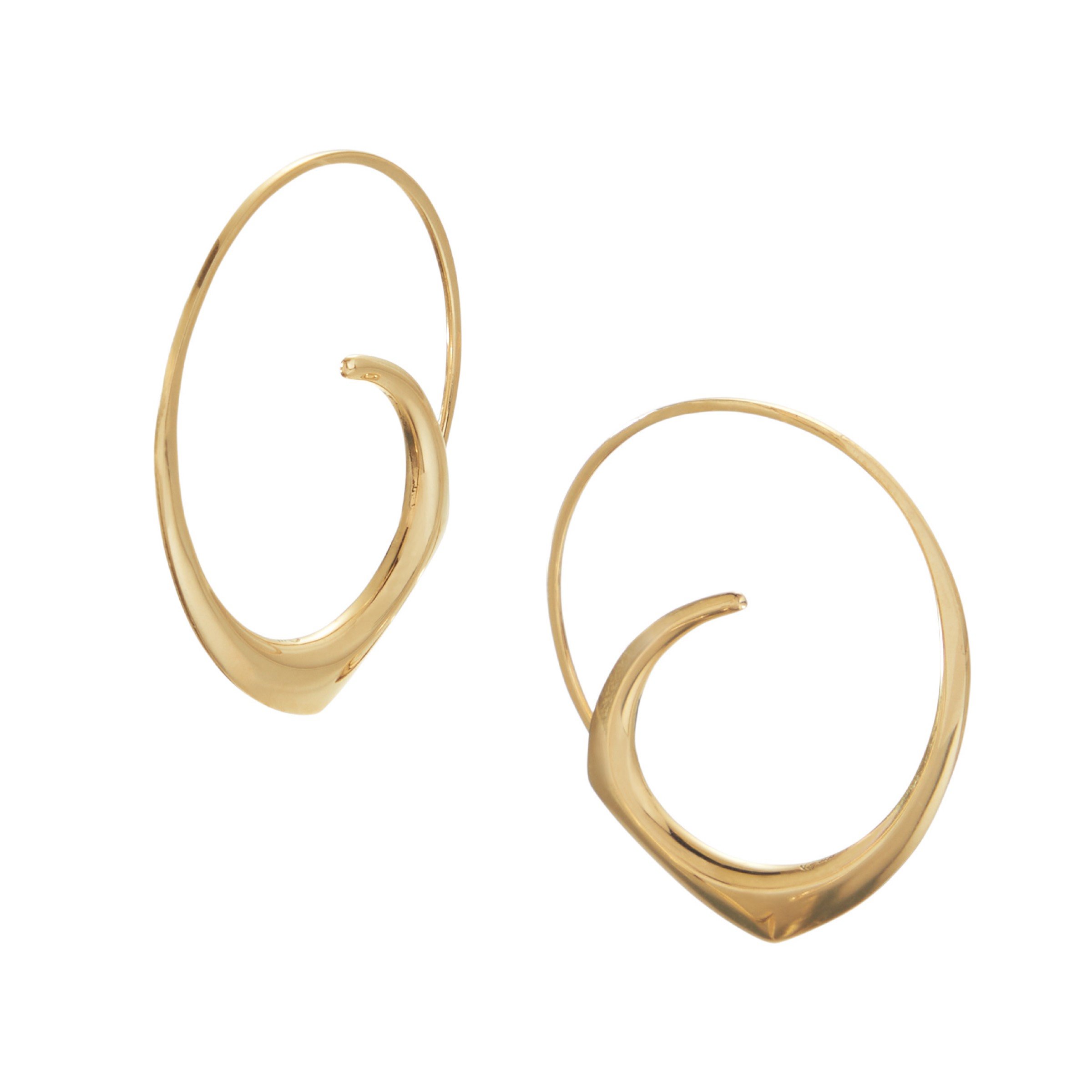 Brooke Earrings by Britt Anderson (Gold Earrings) | Artful Home