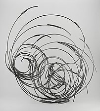 Converging Vortices by Andrea Waxman Mulcahy (Metal Sculpture)
