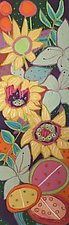 Sunflowers, Lilies, and Lotus by Jeff Ferst (Oil & Pastel Painting)