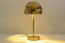 Iris Table Lamp by Yael Erel and Avner Ben Natan (Metal Table Lamp)