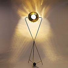 Iris Eye Floor Lamp by Yael Erel and Avner Ben Natan (Metal Floor Lamp)