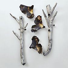Aspens and Ginkgoes by Amy Meya (Ceramic Sculpture)