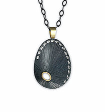 Shell Pendant by Susan Mahlstedt (Gold & Silver Necklace)