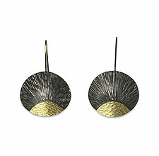 New Day Earrings by Susan Mahlstedt (Gold & Silver Earrings)