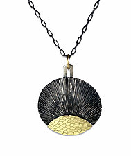 New Day Pendant by Susan Mahlstedt (Gold & Silver Necklace)
