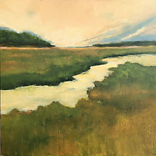 Coastal Marsh by Filomena Booth (Acrylic Painting)