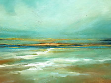 Sunset Sea by Filomena Booth (Acrylic Painting)