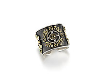 Sapphire Rhodes Ring by Diana Widman (Gold, Silver & Stone Ring)