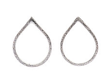 Fine Silver Drop Earrings by Diana Widman (Silver Earrings)