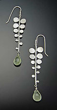 Fern Earrings by Ananda Khalsa (Silver & Stone Earrings)